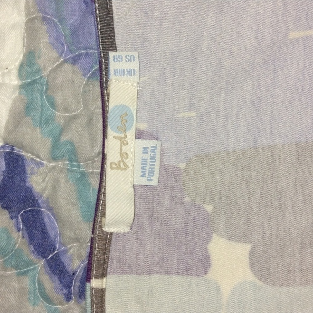 Boden V Neck Watercolor Tie Dress - Picture 3 of 3